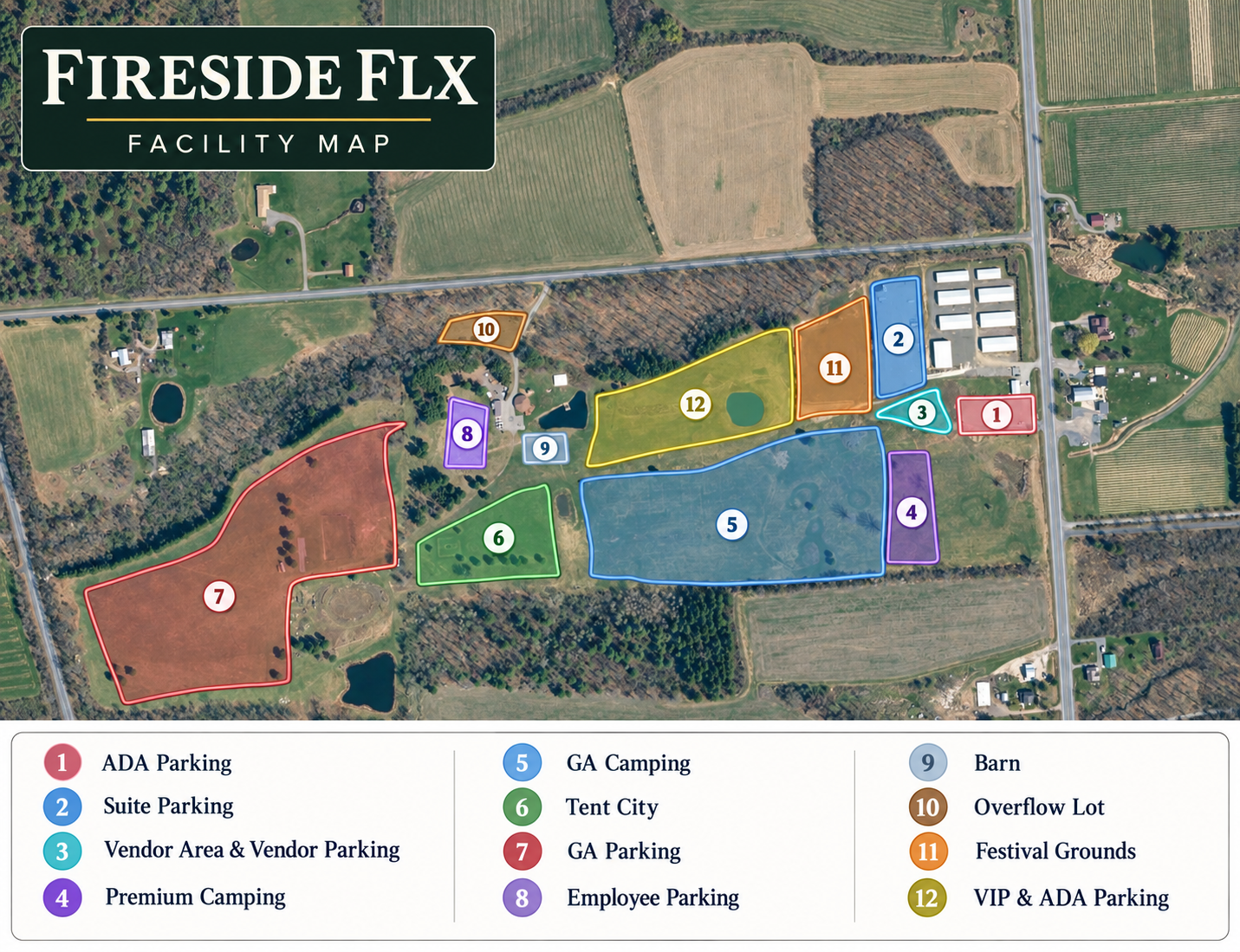 Fireside FLX Facilities Map